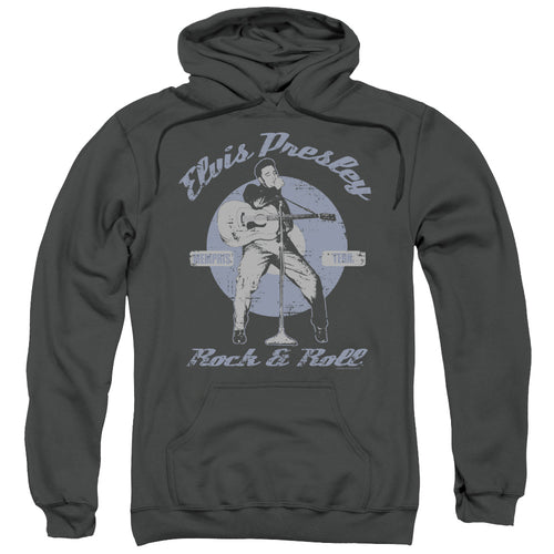 Elvis Presley Rock & Roll Men's Pull-Over 75% Cotton 25% Poly Hoodie