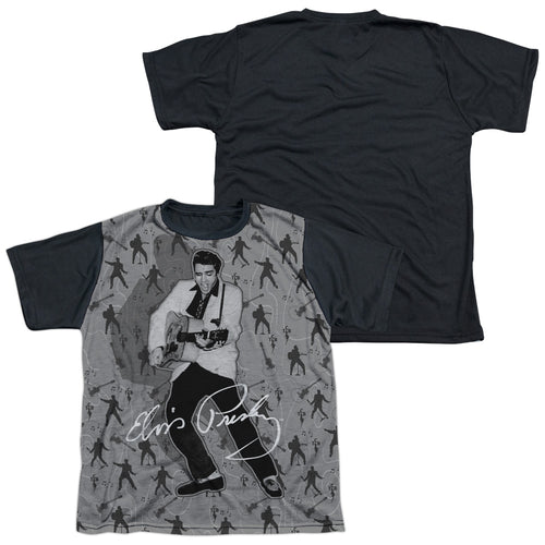 Elvis Presley Special Order Rockin All Over Youth Black Back 100% Polyester Regular Fit Short Sleeve T-Shirt