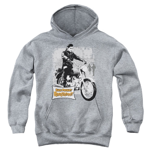 Elvis Presley Roustabout Poster Youth 50% Cotton 50% Poly Pull-Over Hoodie