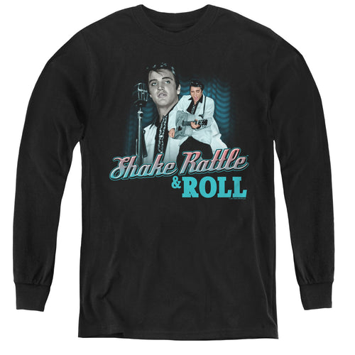 Elvis Presley Shake Rattle & Roll Youth LS T