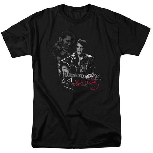 Elvis Presley Show Stopper Men's 18/1 100% Cotton Short-Sleeve T-Shirt