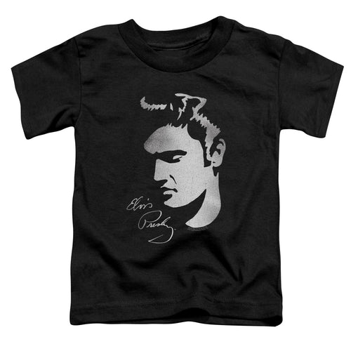 Elvis Presley Simple Face Toddler 18/1 100% Cotton Short-Sleeve T-Shirt