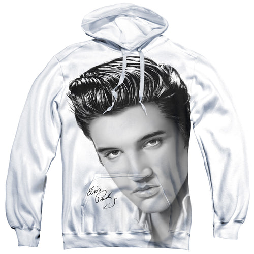 Elvis Presley Special Order Stare 2 Adult 100% Poly Pullover Hoodie