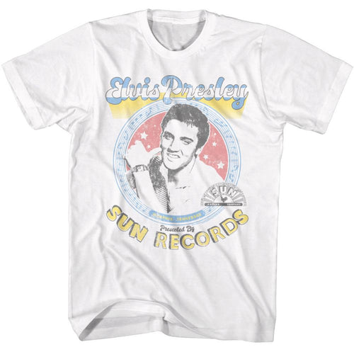 Elvis Presley Sun Records Presented By Sun Adult Short-Sleeve T-Shirt