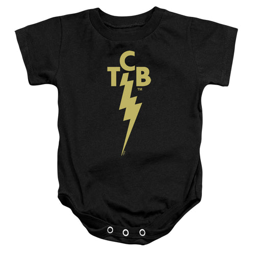 Elvis Presley Tcb Logo Infant's 100% Cotton Short-Sleeve Snapsuit