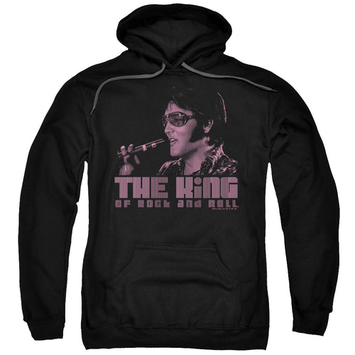Elvis Presley The King Men's Pull-Over 75% Cotton 25% Poly Hoodie