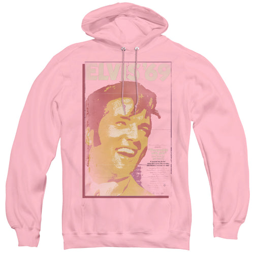 Elvis Presley Trouble With Girls Pink Men's Pull-Over 75 25 Poly Hoodie