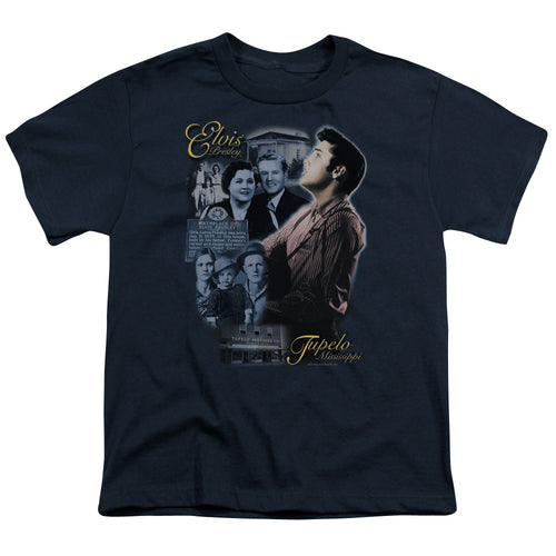 Elvis Presley Tupelo Youth 18/1 100% Cotton Short-Sleeve T-Shirt