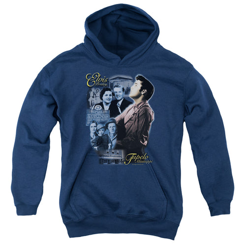 Elvis Presley Special Order Tupelo Youth 50% Cotton 50% Poly Pull-Over Hoodie