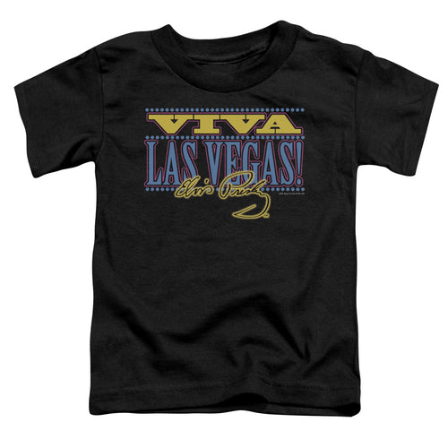 Elvis Presley Special Order Viva Las Vegas Toddler 18/1 100% Cotton Short-Sleeve T-Shirt