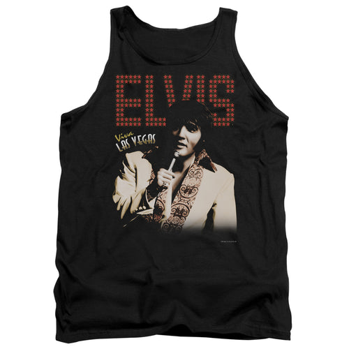 Elvis Presley Viva Star Men's 18/1 100% Cotton Tank Top