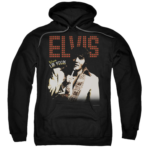 Elvis Presley Viva Star Men's Pull-Over 75% Cotton 25% Poly Hoodie