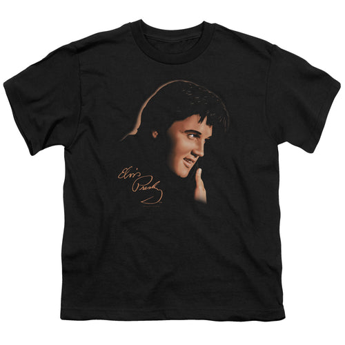 Elvis Presley Special Order Warm Portrait Youth 18/1 100% Cotton Short-Sleeve T-Shirt