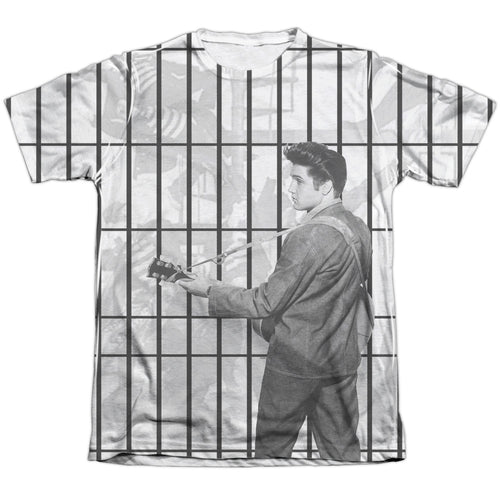 Elvis Presley Special Order Whole Cell Block Men's Regular Fit 65% Poly 35% Cotton Short-Sleeve T-Shirt