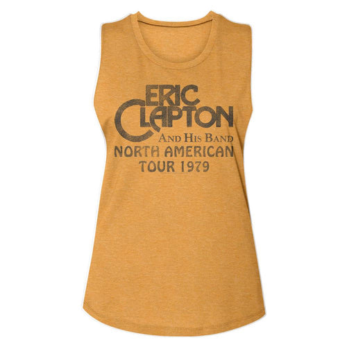 Eric Clapton N. American '79 Ladies Muscle Tank