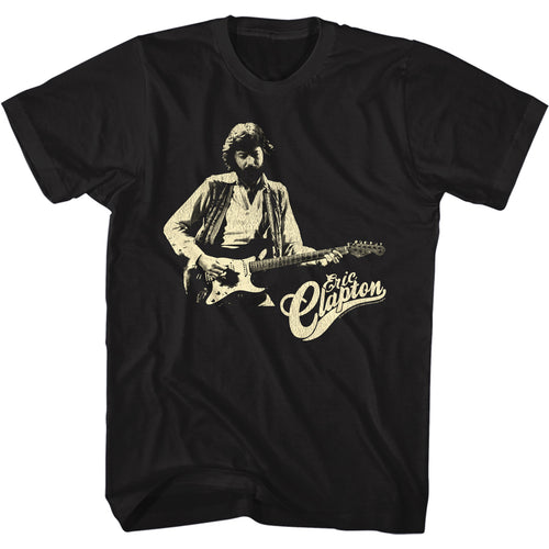 Eric Clapton Special Order Clapton W Guitar Adult Short-Sleeve T-Shirt