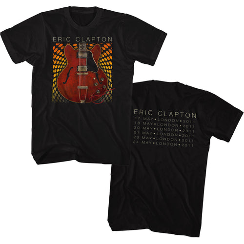 Eric Clapton Special Order Guitar Circles Adult Short-Sleeve T-Shirt