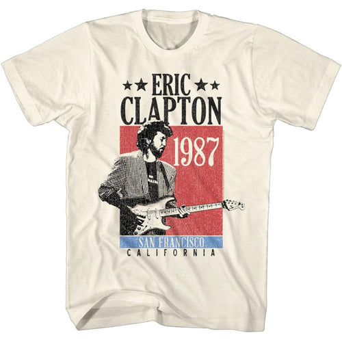 Eric Clapton Special Order San Francisco 1987 Adult Short-Sleeve T-Shirt