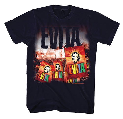 Evita Signs In Crowd Men's T-Shirt