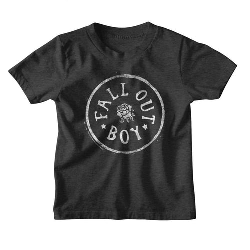 Fall Out Boy Circle Rose Youth Short-Sleeve T-Shirt