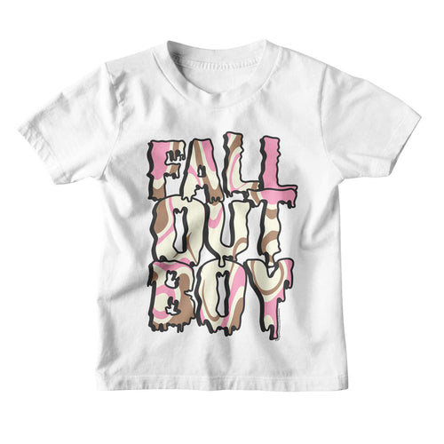 Fall Out Boy Neapolitan Logo Youth Short-Sleeve T-Shirt