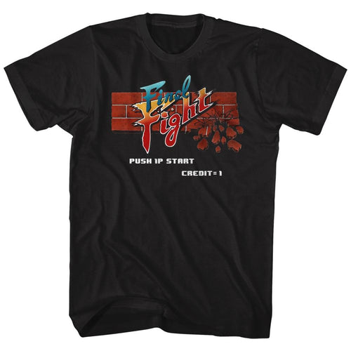 Final Fight Arcade Adult Short-Sleeve T-Shirt