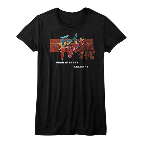 Final Fight Arcade Juniors Short-Sleeve T-Shirt
