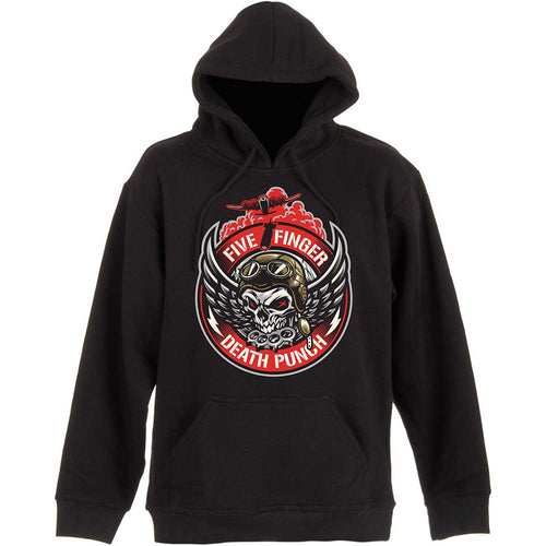 Five Finger Death Punch Bomber Patch Unisex Pullover Hoodie