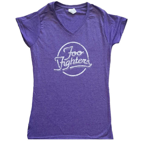 Foo Fighters Text Logo Ladies T-Shirt