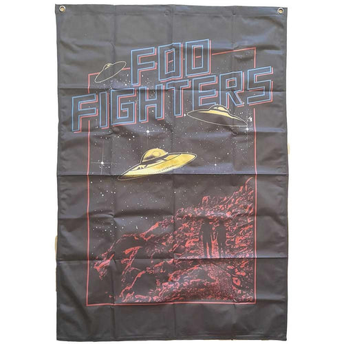Foo Fighters UFOs Textile Poster