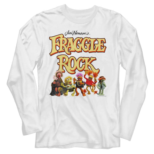 Fraggle Rock And Logo Adult Long-Sleeve T-Shirt