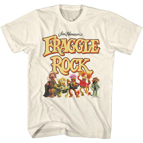 Fraggle Rock Special Order Fraggies And Logo Adult Short-Sleeve T-Shirt