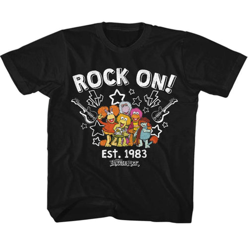 Fraggle Rock Special Order Guitars And Stars Youth Short-Sleeve T-Shirt