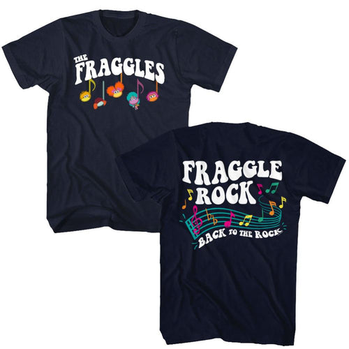 Fraggle Rock Music Notes Adult Short-Sleeve T-Shirt