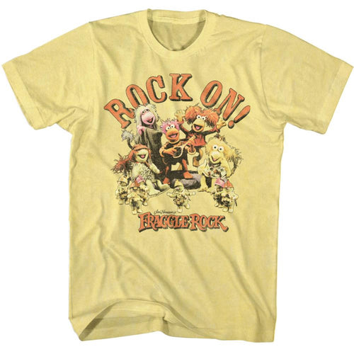 Fraggle Rock Rock On Puppets Adult Short-Sleeve T-Shirt