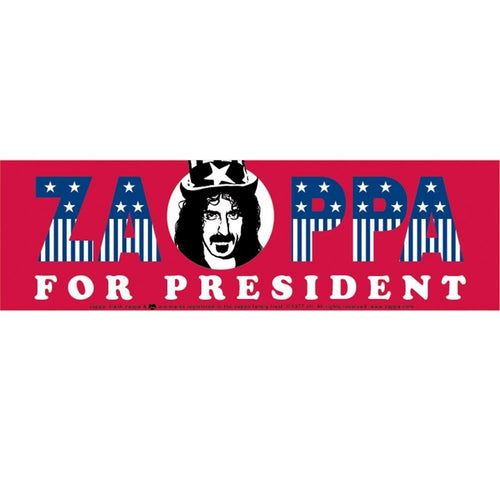 Frank Zappa For President Sticker