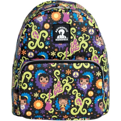 Funko Pop! Mini Backpack - Jimi Hendrix - Love & Flowers All-Over Print Mini Backpack