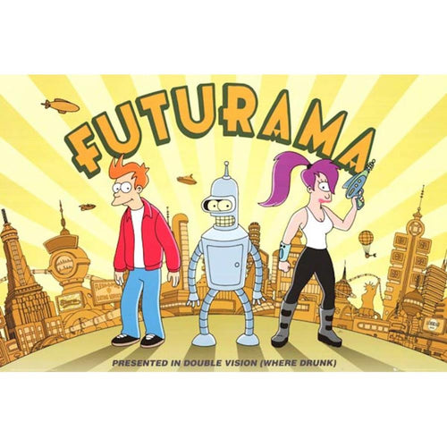 Futurama Double Vision Poster - 36 In x 24 In