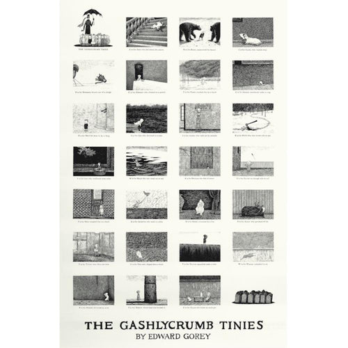 Gashlycrumb Tinies Edward Gorey Poster - 24 in x 36 in Posters & Prints