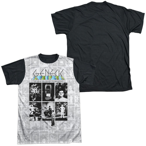 Genesis Lamp Men's Black Back Regular Fit 100% Polyester Short-Sleeve T-Shirt