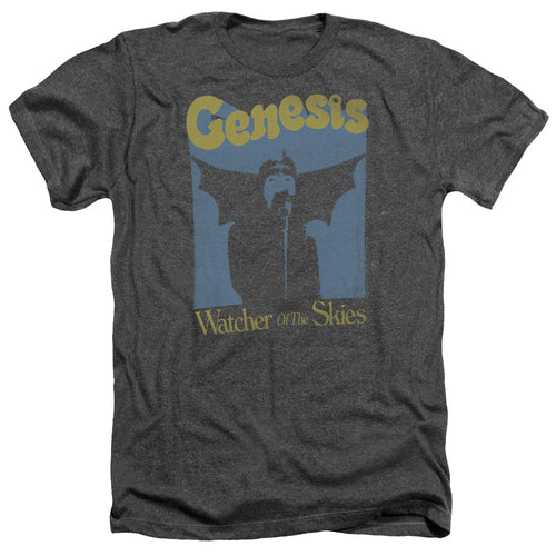 Genesis Special Order Watcher Of The Skies Men's 30/1 Heather 60% Cotton 40% Poly Short-Sleeve T-Shirt