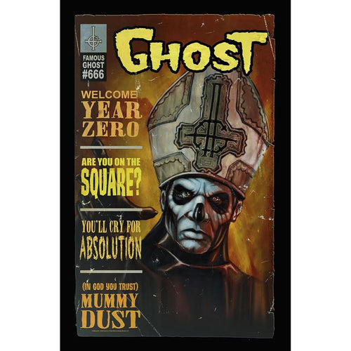 Ghost Magazine Textile Poster