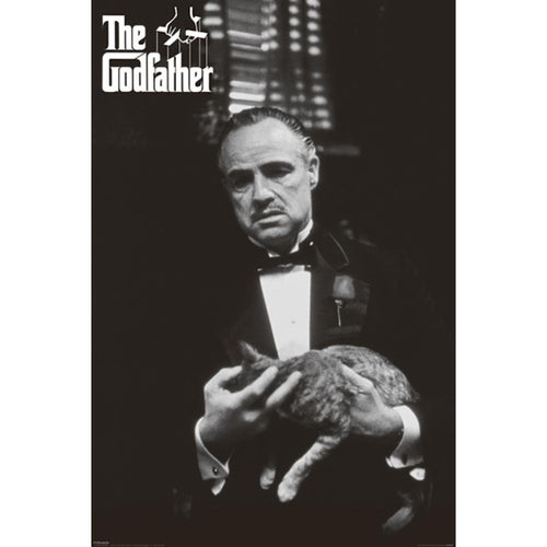 GodFather  w/ Cat Poster - 24In x 36In