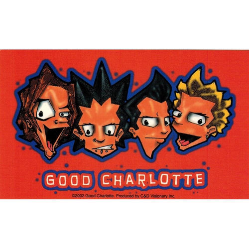 Good Charlotte Cartoon Band Sticker