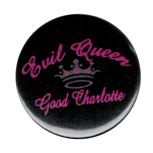 Good Charlotte Evil Queen Small Round Button