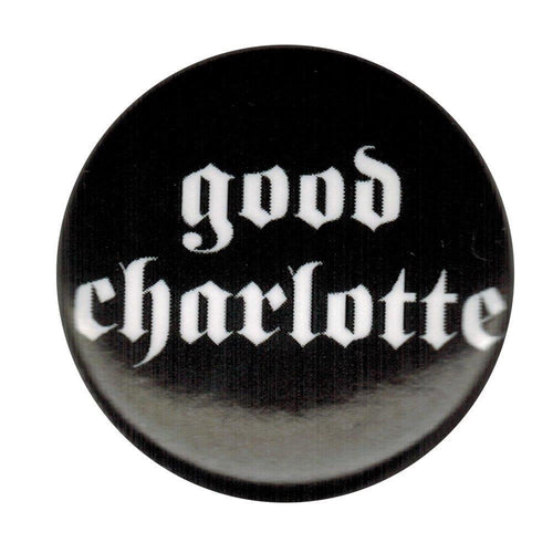 Good Charlotte Logo Small Round Button