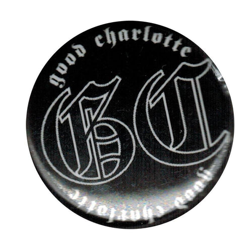 Good Charlotte Monogram And Logo Small Round Button