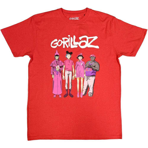 Gorillaz Cracker Island Standing Group Unisex T-Shirt