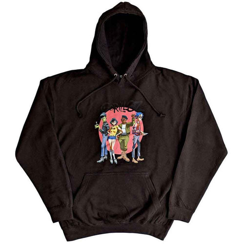 Gorillaz Group Circle Rise Unisex Pullover Hoodie