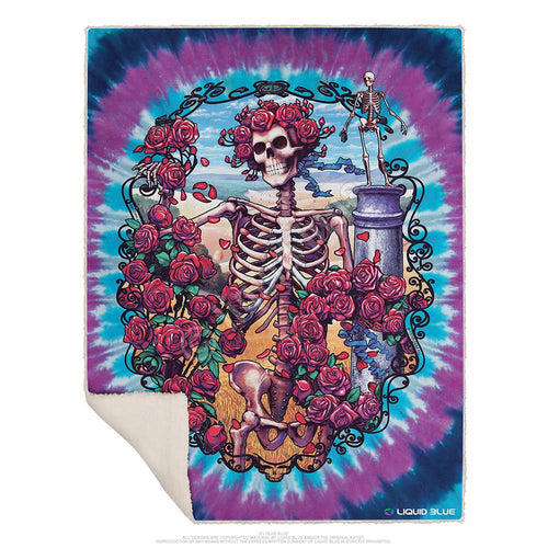 Grateful Dead 30th Anniversary Fleece Throw Blanket
